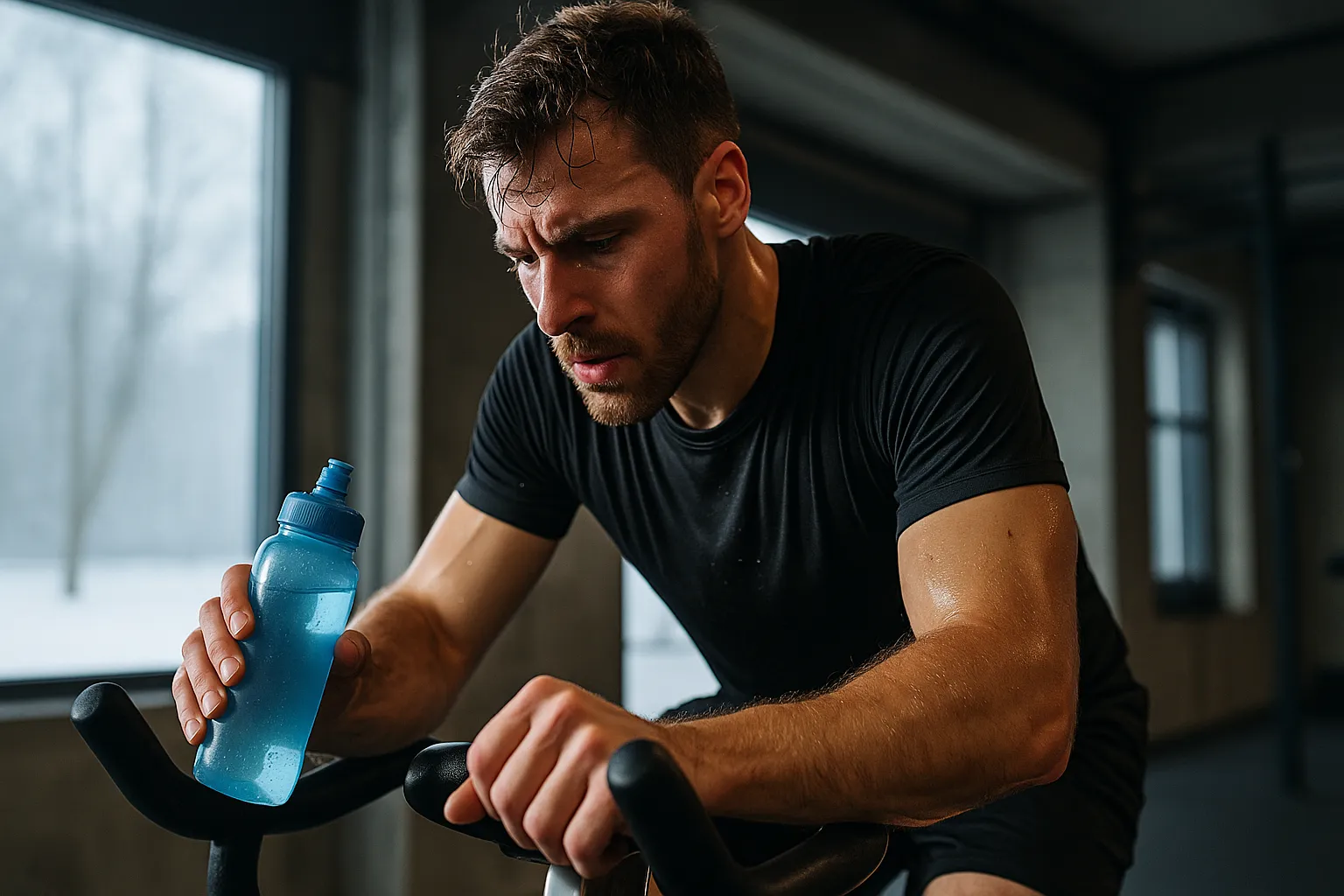 Nawodnienie przy zimowym treningu indoor